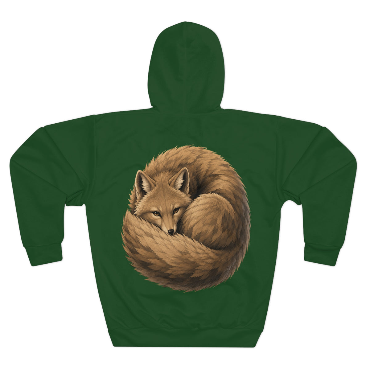 Brown Arctic Fox Hoodie