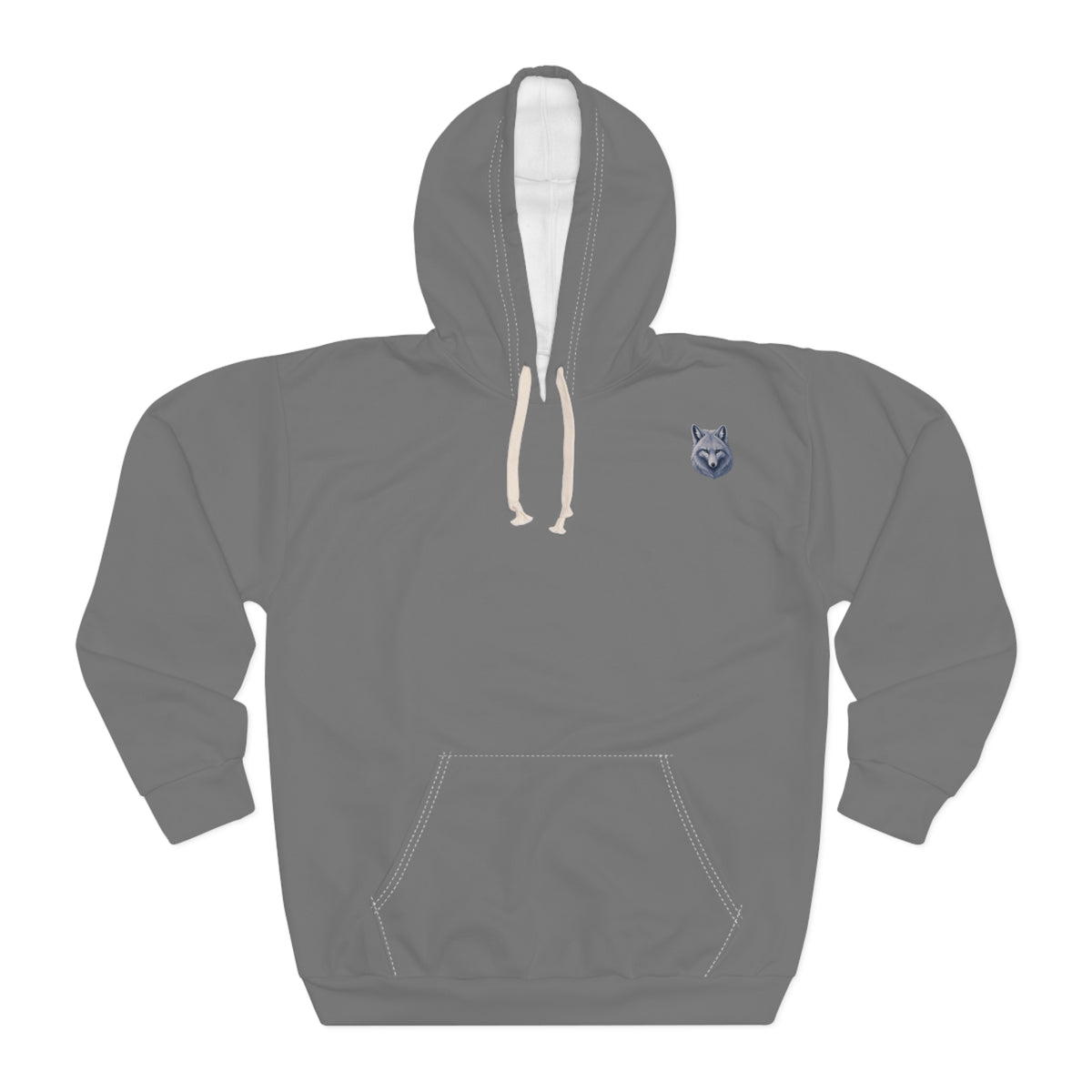 Silver Arctic Fox Hoodie